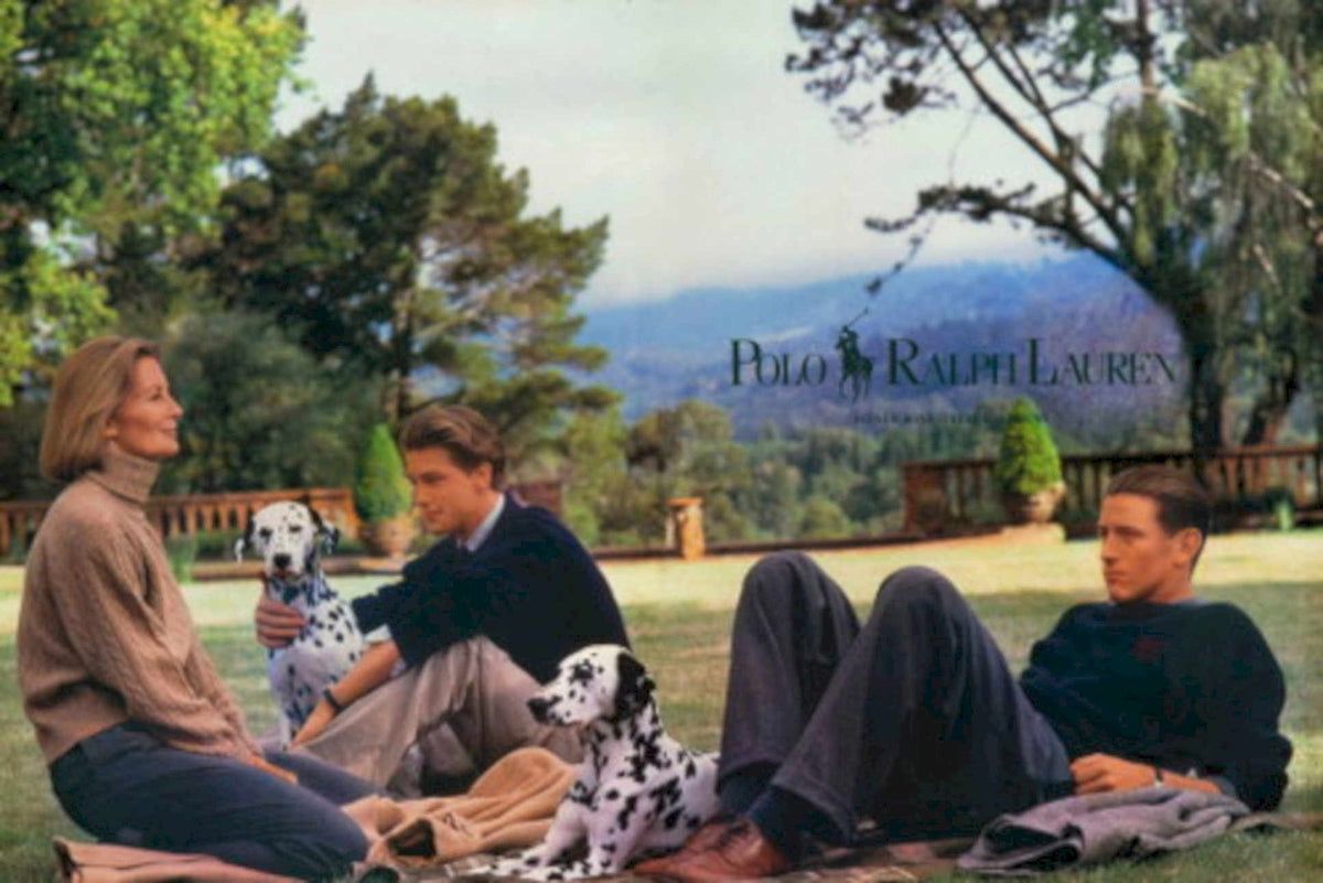 Polo Picnic Family 1990s Vintage Retro Advert