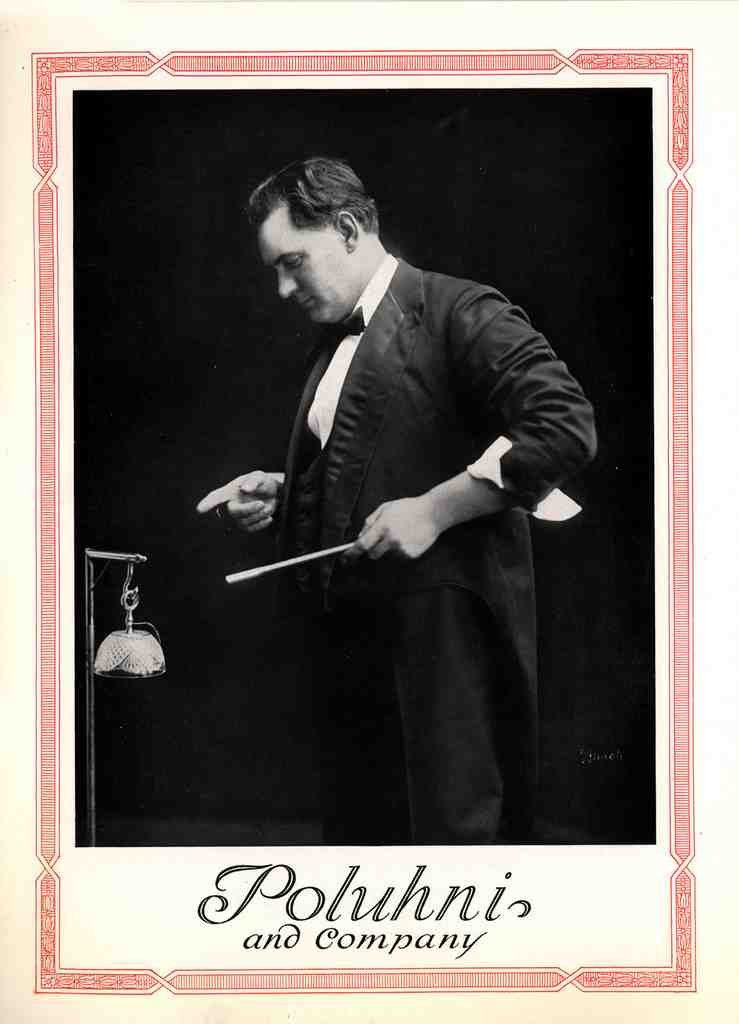 Poluhni 2 Magic Magician Vintage A4 Photo Print