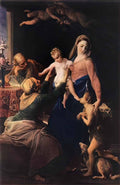 Pompeo Batoni pompeo batoni holy family wga1504 Art A4 Photo Print