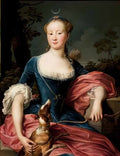 Pompeo Batoni pompeo batoni retrato de dama como diana ca adora Art A4 Photo Print