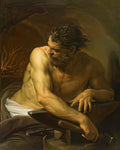 Pompeo Batoni pompeo batoni vulcan in his forge 1750 Art A4 Photo Print