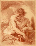 Pompeo Batoni pompeo batoni vulcan in his forge sketch A4 Photo Print