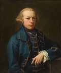 Pompeo Batoni portrait de gentleman pompeo batoni Art A4 Photo Print