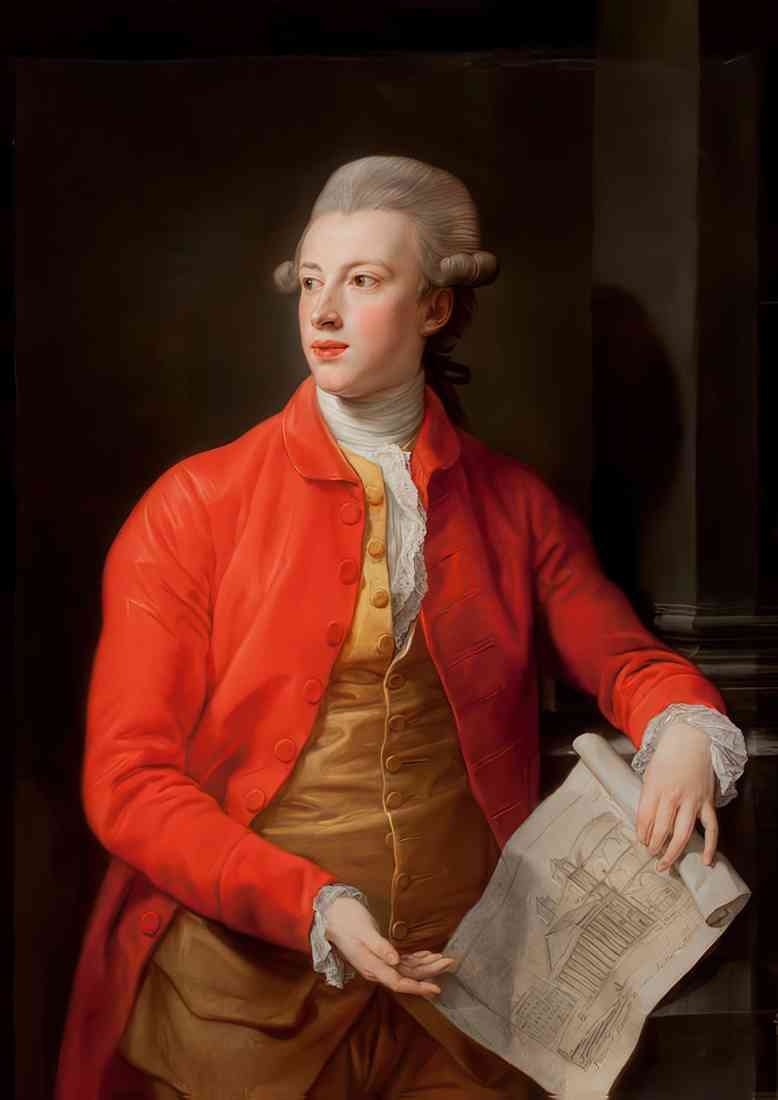Pompeo Batoni portrait of john corbet of sundorne castle shrewsbury A4 Photo Print