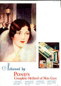 Ponds Cream 1920s 1930s Vintage Retro Advert Poster