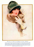 Ponds Lady Cream 1930s Vintage Retro Advert Poster