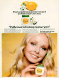 Ponds Lemon Cream 1970s Vintage Retro Advert