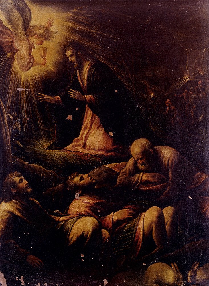 Ponte Francesco Da The Agony In The Garden Art A4 Photo Print