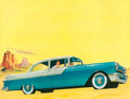 Pontiac Chieftain Desert 1950s Vintage Retro Advert Poster