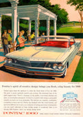 Pontiac Convertible Picnic 1960s Vintage Retro Advert