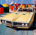 Pontiac Firebird 1969 1960s Vintage Retro Advert