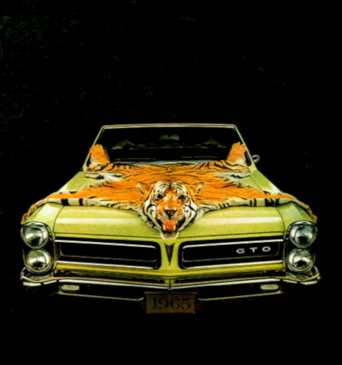 Pontiac Gto Tiger 1960s Vintage Retro Advert