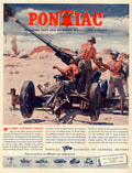 Pontiac Gun Liberty 1940s Vintage Retro Advert Poster