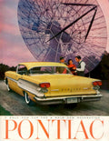 Pontiac Junos 1958 1950s Vintage Retro Advert Poster