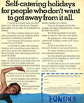 Pontins Holiday Brochure 1980s Vintage Retro Advert