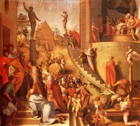 Pontormo Jacopo Joseph With Jacob In Egypt A4 Photo Print