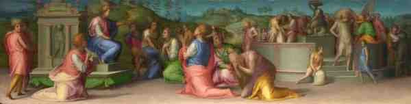 Pontormo Joseph'S Brothers Beg For Help A4 Photo Print