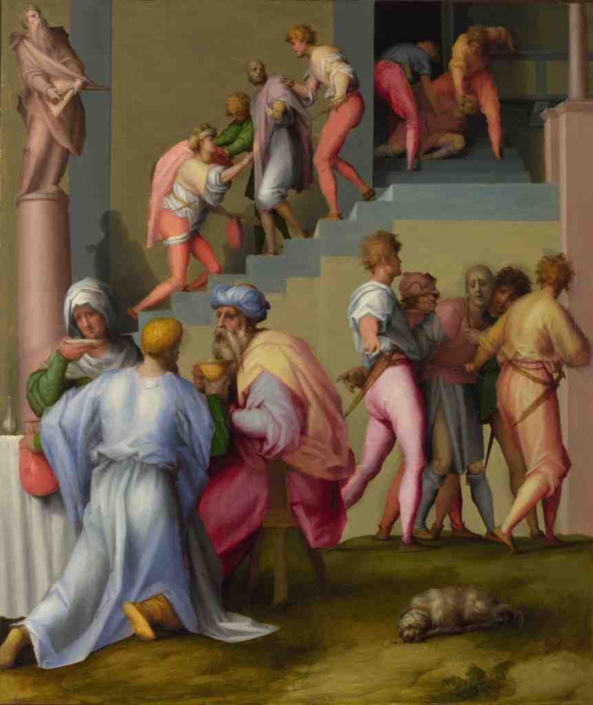 Pontormo Pharaoh with his Butler and Baker A4 Photo Print