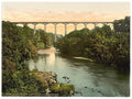 Pontycysylltau Aqueduct Llangollen Vintage A4 Photo Print
