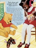 Pooh Shoes Classroom 1970s Vintage Retro Advert