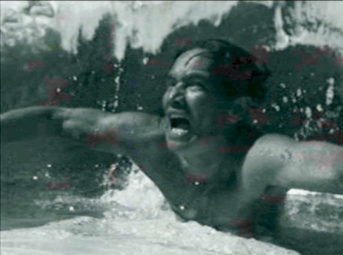 Pool Dive Exertion 1990s Vintage Retro Advert