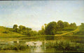 Pool at Gylieu by Daubigny Impressionism A4 Photo Print