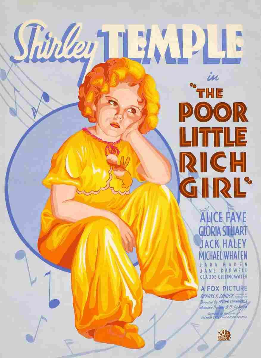 Poor Little Rich Girl The 01  film star poster A4 Photo Print