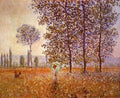 Poplars In The Sunlight A4 Photo Print