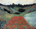Poppy Field In Giverny Monet A4 Photo Print