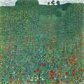 Poppy Field Klimt A4 Photo Print