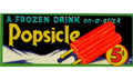 Popsicle Mountain Drink 1950s Vintage Retro Advert Poster