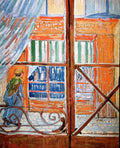 Pork Butchers Shop Seen From Window Van Gogh A4 Photo Print