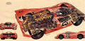 Porsche 917 cutaway A4 Photo Print