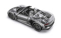 Porsche 918 Spyder cutaway A4 Photo Print