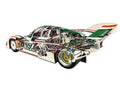 Porsche 962C cutaway A4 Photo Print
