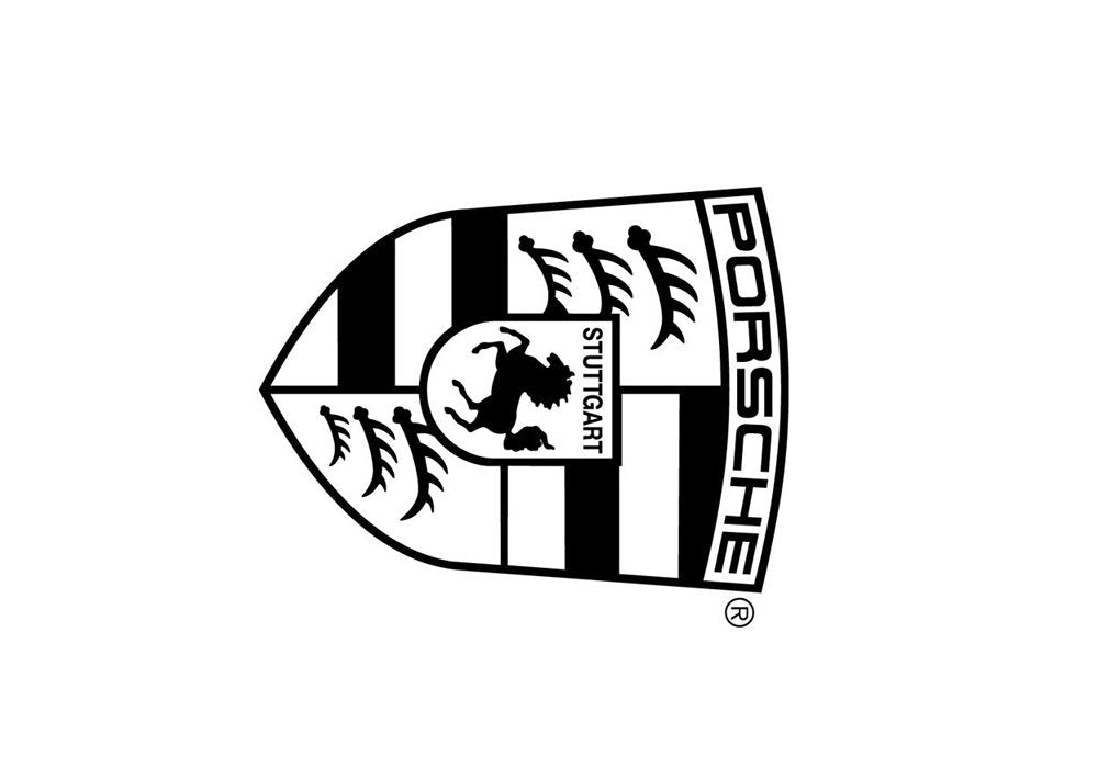 Porsche Logo A4 Photo Print
