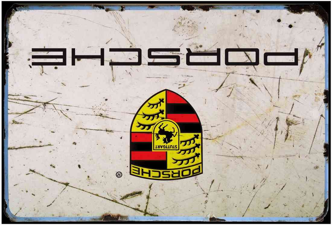 Porsche RETRO A4 Photo Print