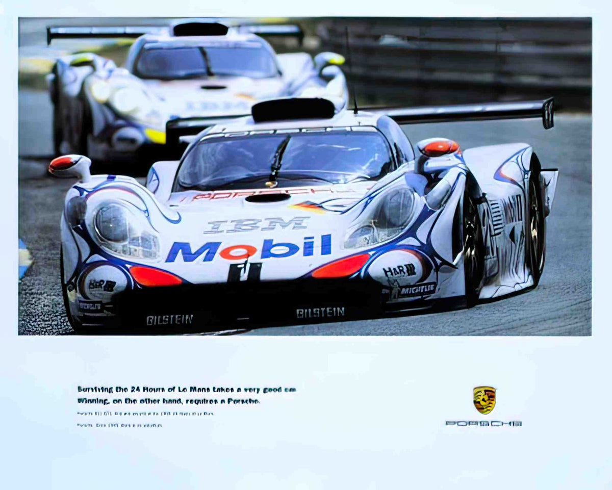 PorscheRacing Advert A4 Photo Print
