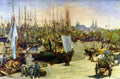 Port Of Bordeaux Manet A4 Photo Print