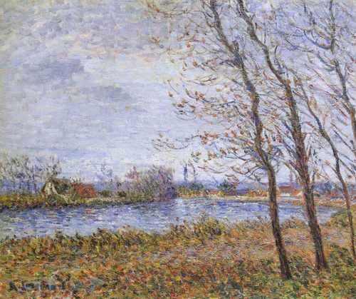 Port Pinche At The Turn Of The Seine 1900 A4 Photo Print