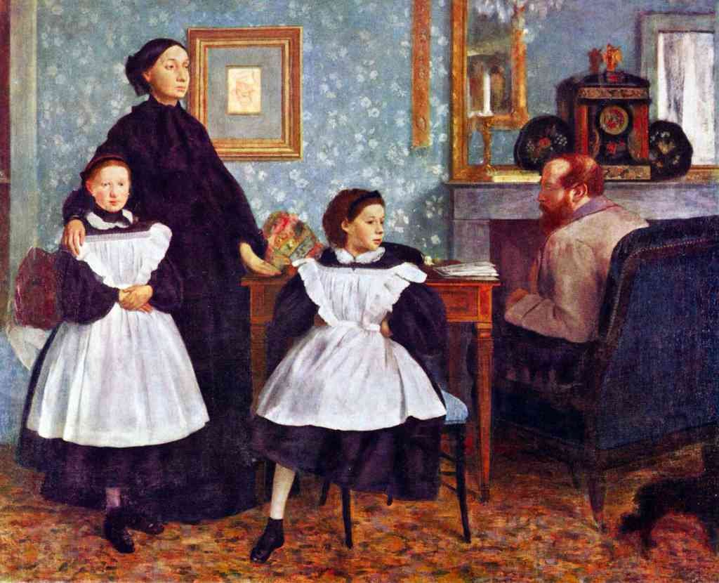 Portait Of The Bellelli Family Degas A4 Photo Print