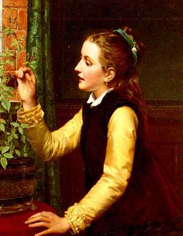Portielje Jan Frederick Pieter The Butterfly A4 Photo Print