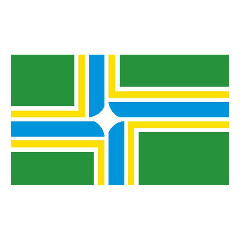 Portland City Flag N6047 A4 Photo Print