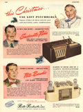 Portobaradio Christmas Mixer 1940s Vintage Retro Advert Poster