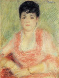 Portrait In A Pink Dress 1880 A4 Photo Print