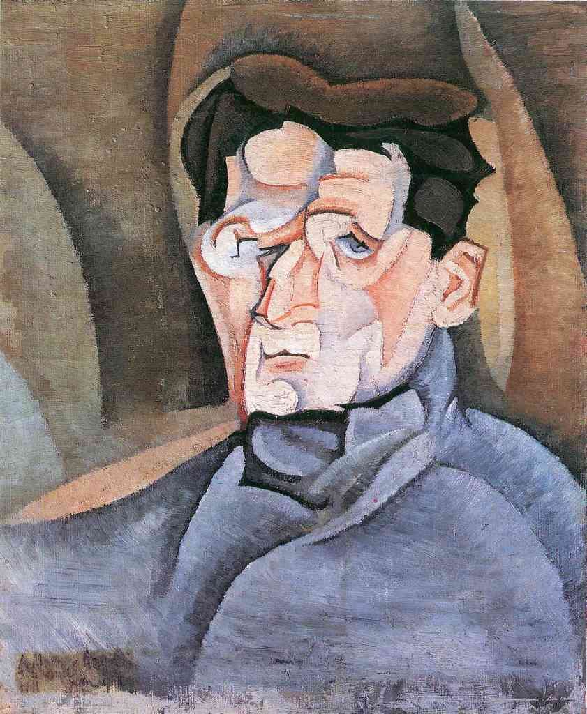 Portrait Maurice Raynal Juan Gris Abstract Art A4 Photo Print