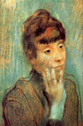 Portrait Of A Lady Degas A4 Photo Print
