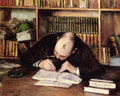 Portrait Of A Man Writing In His Study 1885 A4 Photo Print