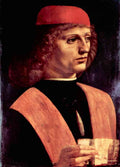 Portrait Of A Musician Da Vinci A4 Photo Print