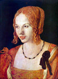 Portrait Of A Venetian Durer A4 Photo Print